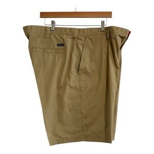 Columbia Tan Flat Front Shorts Casual